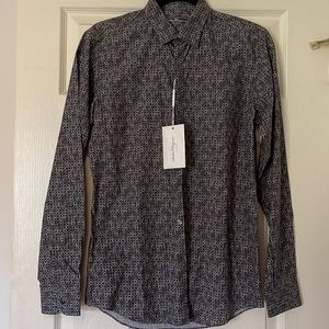 NWT! Salvatore Ferragamo Gancini Button-down
